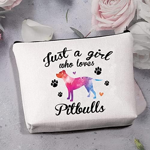 MBMSO Pitbull Hediyeler Pitbull Severler için Sadece bir Kız Seven Pitbulls Tote Çanta Köpek Sevgilisi Sahibi Hediyeler Omuz