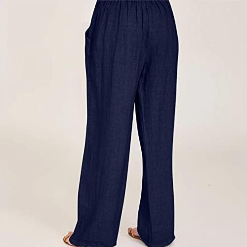 Kadın yazlık pantolonlar, İpli Elastik Bel Geniş Bacak Gevşek Fit Yoga Pantolon Karahindiba Baskılı Baggy Pantolon Kadınlar