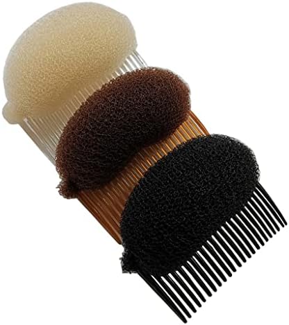 TAZSJG Tarzı Diş Sünger Saç Tarak Saç Pedi Kabarık Saç Klipleri Kadın saç aksesuarları Moda Bayanlar Şapkalar (Renk: C)