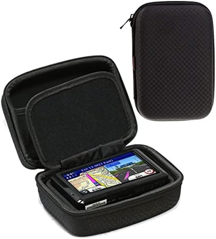 Navitech Siyah Sert GPS Taşıma çantası ile Uyumlu Tomtom Araba Sat Nav GO 520, 5