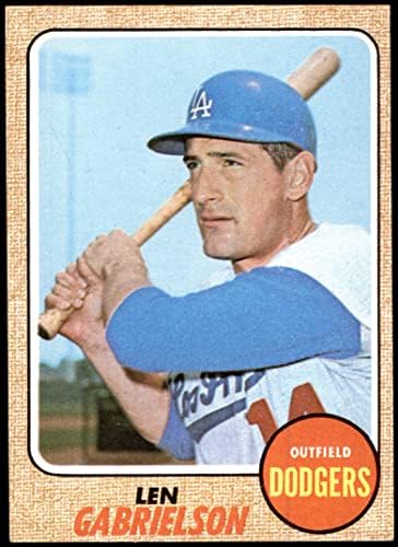 1968 Topps 357 Len Gabrielson Los Angeles Dodgers (Beyzbol Kartı) Dekanın Kartları 5-ESKİ Dodgers