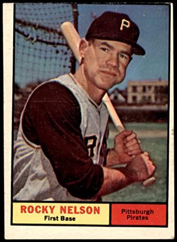 1961 Topps 304 Rocky Nelson Pittsburgh Korsanları (Beyzbol Kartı) İYİ Korsanlar