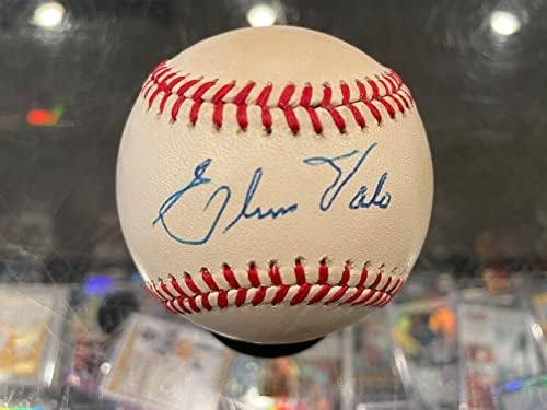 Elmer Valo Philadelphia A'nın Phillies Tekli İmzalı Beyzbol Jsa Otantik İmzalı Beyzbol Topları