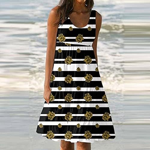 FQZWONG Elbiseler Kadınlar için 2023 Yaz Zarif Plaj Tatil bir Çizgi Güneş Elbiseler Moda Seksi Kulübü Dışarı Çıkmak Tatil