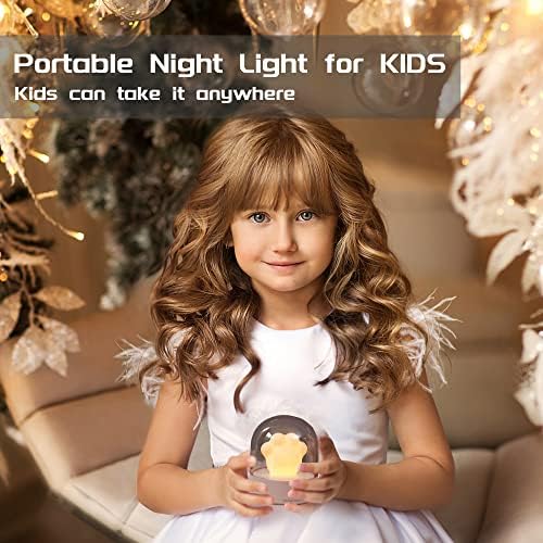 Çocuklar için gece lambası LED Silikon Bebek Gece Lambası Şarj Edilebilir Kısılabilir Kreş Lamba Kapağı Ses Makinesi Bebek