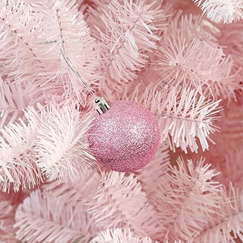 DULPLAY 6.8 ft PVC Yapay Noel Ağacı,Süslemeli Premium Ladin Metal Ayaklı Menteşeli Hissediyorum-Gerçek Noel Ağacı,Tatil Dekorasyonu