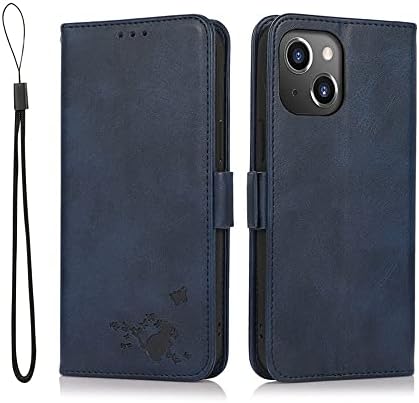 Iphone 13 Cüzdan Kılıfı için CAVEKEAP, Kart Tutucu Folio Kapak Manyetik Kapatma Telefon Kılıfları Kickstand Premium PU Deri
