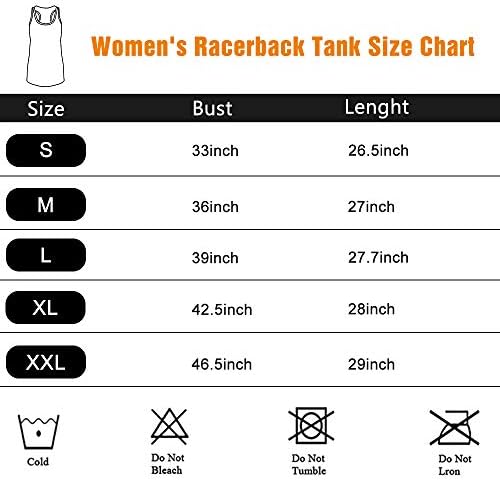WİNGZOO Egzersiz Tankı Üstleri Kadınlar için-Bayan Komik Söyleyerek Spor Salonu Kolsuz Racerback Gömlek