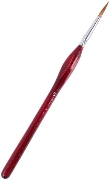 BHVXW Naylon Üçgen Çubuk Kanca Hattı Kalem Sanat Boyama İnme Kenar Kanca Kalem Detay Fırça Yağ Fırçası