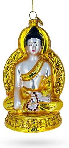 Altın Buda Cam Yılbaşı Süsü