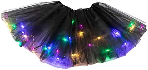 Bayan Bale Etek Led Düğün Parti Kokteyl 50S Vintage Tutu Elbise Light Up Asimetrik Tutu Etekler Parti Karnaval