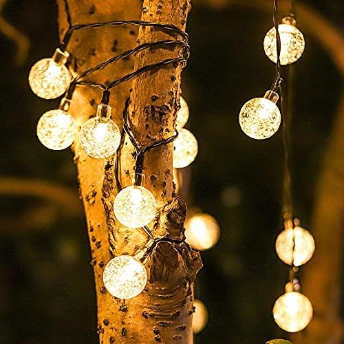 SDGH 20/50 LEDs kristal top açık lamba dize ışıklar peri tatil noel partisi Garlands Bahçe su geçirmez ışıklar (Renk: Renkli,