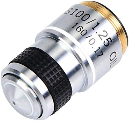 LIUTT 100X185 Biyolojik Mikroskop Renksiz Hedefler Lens Profesyonel Alet Aksesuarları / 160 / 0 17