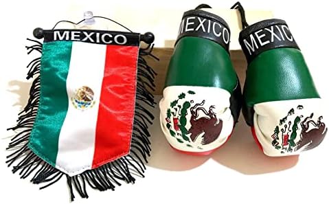 PRK 14 Meksika Bayrağı Arabalar için Bandera de Meksika Kaliteli Meksika Bayrakları Sopa Cam Hızlı ve Kolay