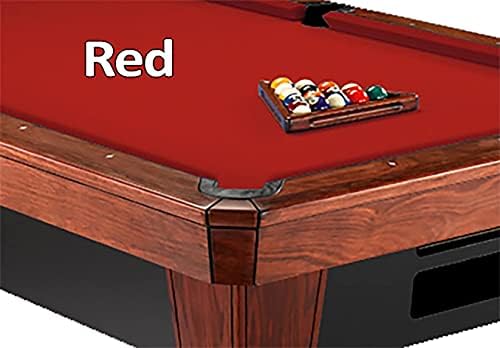 Bilardo Masa Örtüsü Masa Keçe Kırmızı Bilardo Örtüsü-9 Ayak Kesim Model: G1020