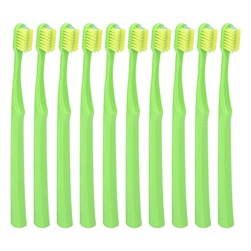 Diş fırçası, Rahat Sap Yumuşak 10 Adet Yeşil İnterdental Fırça Seti Arkadaşlar için