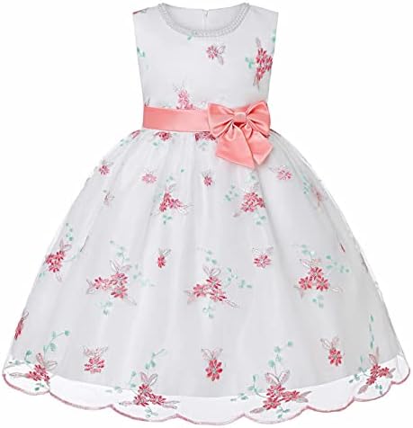 Işlemeli İlmek Elbise Örgü Prenses Tutu Kız Elbise Küçük Kızlar Yaz İşlemeli Örgü 12 Ay Kız Giysileri