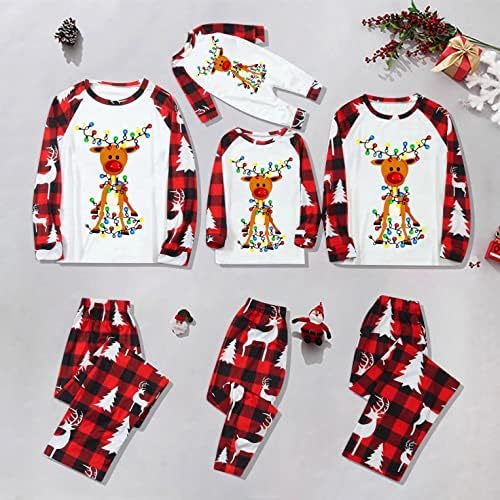Aile pijamaları Noel Eşleştirme Setleri, Aile Eşleştirme için Noel Pijama Setleri Aile ekose Chr için Noel Pijama