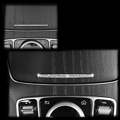 KORUIPEI Mercedes Benz Aksesuarları ıçin Bling Taklidi Bardak Tutucu Kapak Anahtarı Trim ıle Uyumlu Mercedes Aksesuarları