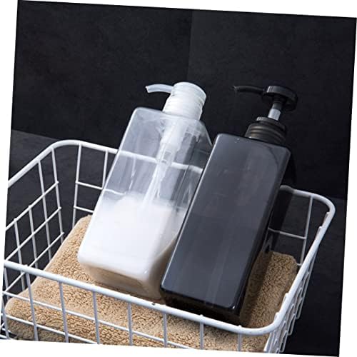 Alipis 2 pcs Banyo Şişeleri ile Krem Duş Plastik Boş Ev Nemlendirici Pratik Gezisi Sabun Losyon Şişe Yüz Dağıtıcılar Şampuan