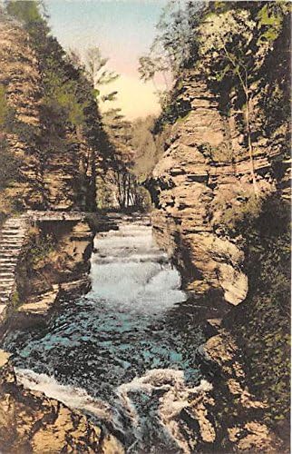 Enfield Glen Eyalet Parkı, New York Kartpostalı