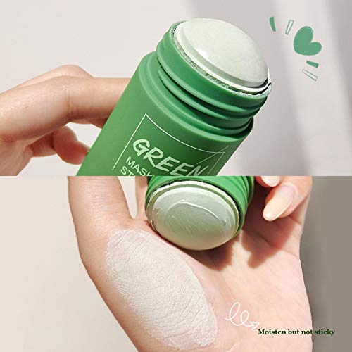 Ofanyıa Doğal Yeşil Çay Maskesi Sopa Derin Temizlik Yağ Kontrolü Anti Akne Nemlendirici Ferahlatıcı Tembel Katı Maske