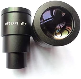 Mikroskop Aksesuarları WF25X 9mm Geniş Açı Mercek Mikroskop Aksesuar Montaj Boyutu 30mm Laboratuar Sarf Malzemeleri (Büyütme: