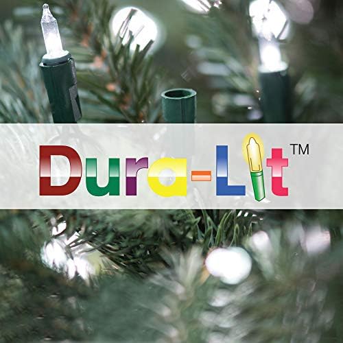 Vickerman 36 Douglas Köknar Yapay Noel Duvar Ağacı, Açık Dura aydınlatmalı Akkor ışıklar-Sahte Köknar Noel Ağacı-Mevsimlik
