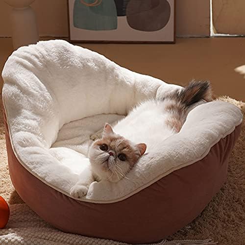 COMEONE Cat Bed for Indoor Cats, Makinede Yıkanabilir, İç Mekan Kedileri veya Küçük Köpekler için Kedi yatakları, Köpek yavrusu,