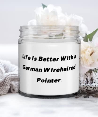 Şaka Alman Wirehaired Pointer Köpek Hediyeler, Hayat bir Alman Wirehaired İle daha iyidir, Alman Wirehaired Pointer Köpek