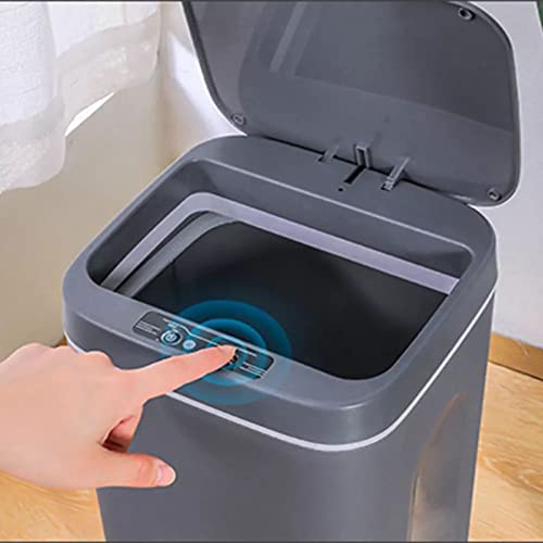 ABECEL çöp tenekesi, akıllı çöp tenekesi otomatik sensörlü çöp kovası Sensörü Elektrikli çöp kutusu Ev çöp kutusu Yatak Odası