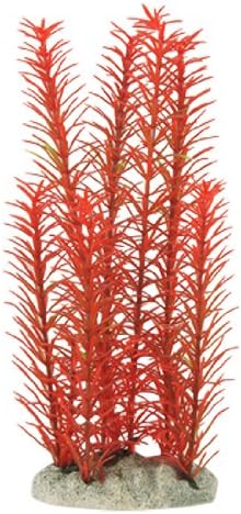 Seramik Tabanlı Jardin Peyzaj Akvaryum Çim Bitkisi, Koyu Kırmızı