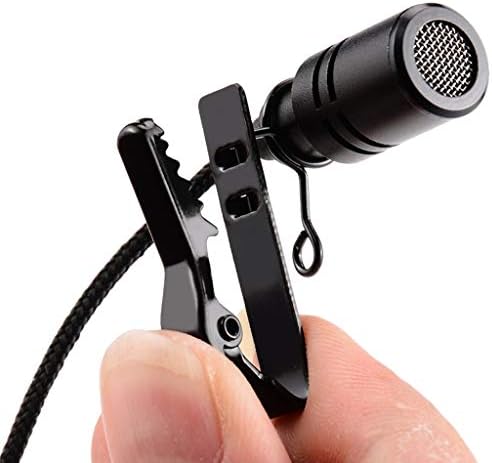 UXZDX Çok Yönlü Metal Mikrofon 3.5 mm Kravat Klip Mikrofon Mini Ses Mikrofon Bilgisayar Dizüstü Cep Telefonu için (Boyut