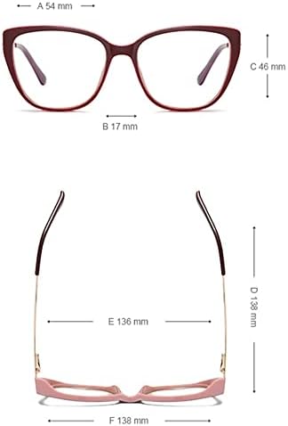 RESVIO Kare Kedi Gözler okuma gözlüğü Kadınlar için Büyük Boy Tam Çerçeveleri Okuyucular Koyu Sarı
