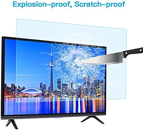 KFJZGZZ 32-75 inç parlama önleyici TV ekran koruyucu Anti mavi ışık Anti parmak izi Yansıma Önleyici Film ışığı yumuşak hale