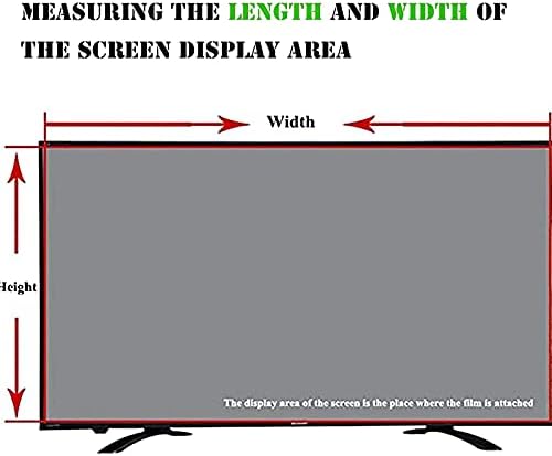 KFJZGZZ Anti-mavi ışık / parlama Önleyici TV ekran koruyucu HD göz yorgunluğunu Gidermek koruyucu film için LCD / LED