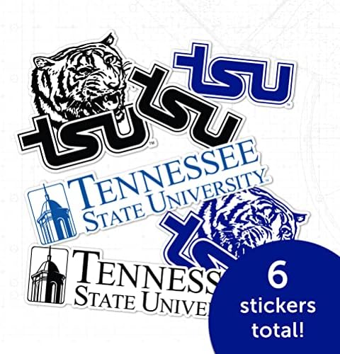 Tennessee Eyalet Üniversitesi Etiket TSU Tigers Çıkartmalar Vinil Çıkartmaları Dizüstü Su Şişesi Araba Karalama Defteri T2