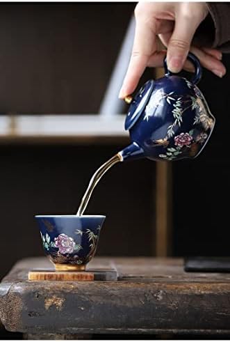 WSSBK Seramik çay bardağı Anahat Altın Çay Fincanı Çin Kung fu Ustası Fincan Yaratıcı Kişilik Hediye Kutusu Arkadaşlar için