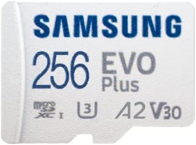 Samsung Evo Artı 256 GB Mikro SDXC Hafıza Kartı Sınıf 10 (MB-MC256KA) Android Galaxy Cep Telefonları ile Çalışır A10e, A10s,
