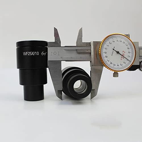 Mikroskop Aksesuarları Kiti Yetişkinler için WF 25X Stereo Mikroskop Montaj Boyutu 30mm Görüş alanı 10mm Laboratuar Sarf