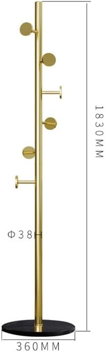 HMGGDD Askı Ayak Ayakta Askı Zemin Yatak Odası Elbise Altın Metal Askı Mobilya Zemin Askısı (Renk: E, Boyut: Gösterildiği