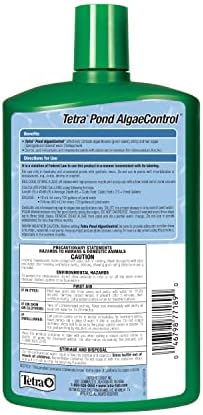 Balık ve Bitkilerle Kullanım için TetraPond Yosun Kontrol Tedavisi, 33,8 Ons