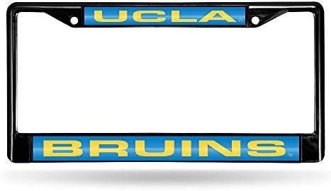 Rıco UCLA Bruins NCAA Siyah Metal Lazer plaka çerçevesi-2'li Set