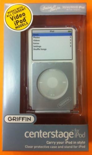 iPod 5G için Griffin Centerstage (30/60/80GB) - Çevirmeli Stand (Gümüş)