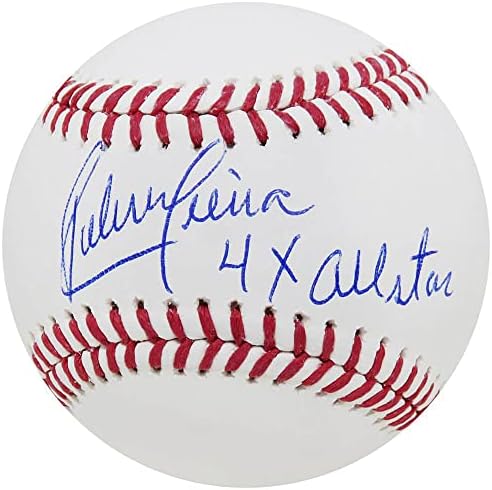 Ruben Sierra İmzaladı Rawlings Resmi MLB Beyzbol w / 4x All Star İmzalı Beyzbol Topları