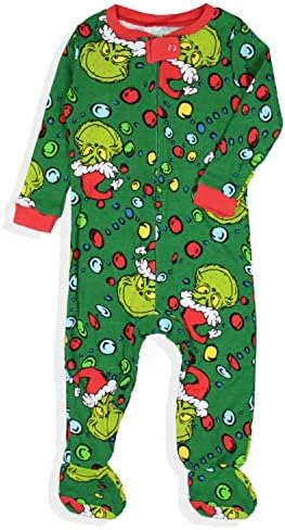 Dr. Seuss Grinch Noel Işıklarını Nasıl Çaldı Eşleşen Aile Pijama Takımı