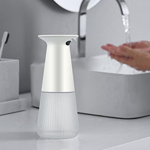 Otomatik Köpüren Sabunluk Pille Çalışan, 2 Seviyeli Ayarlanabilir Köpüklü Fotoselli Sabunluk, Banyo Mutfak Lavabo Duşu için