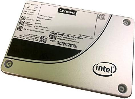 Lenovo D3-S4610 480 GB Katı Hal Sürücüsü-2,5 Dahili-SATA (SATA/600) - Karma Kullanım
