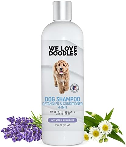 Doodles Köpek Şampuanı ve Köpek Bakım Makası Setini Seviyoruz-Evde Köpek Bakıcıları için Mükemmel