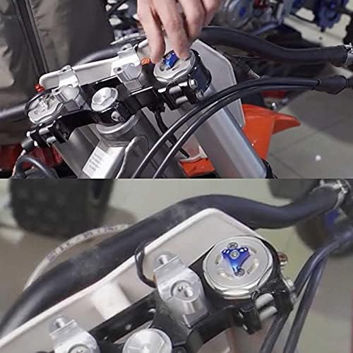 Rippin Moto Ön Çatal CNC Topuzu Ayarlayıcıları / Tüm 48mm WP Çatalları, çoğu KTM ve Husqvarna Motosikletiyle uyumlu (Turuncu)